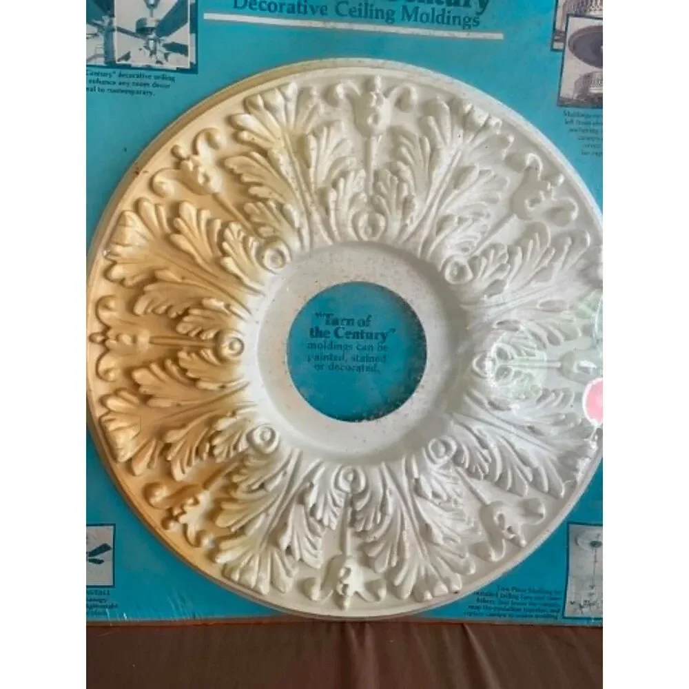 New Vintage Turn Of The Century Decorative Ceiling Mold